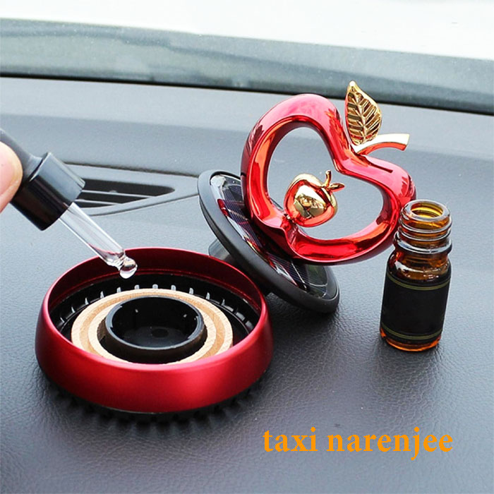 خوشبو کننده خودرو خورشیدی (طرح سیب) - Image 3