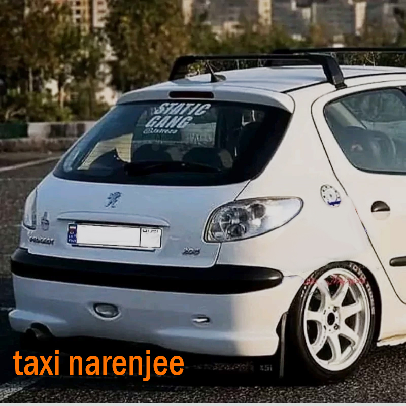 خطر عقب خودرو طرح برفی مناسب برای پژو 206 و 207 ( جفت ) - Image 4