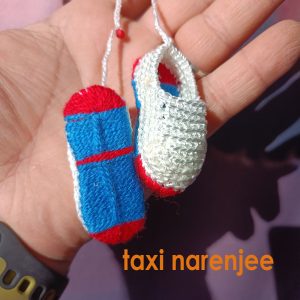 آویز طرح گیوه نخی