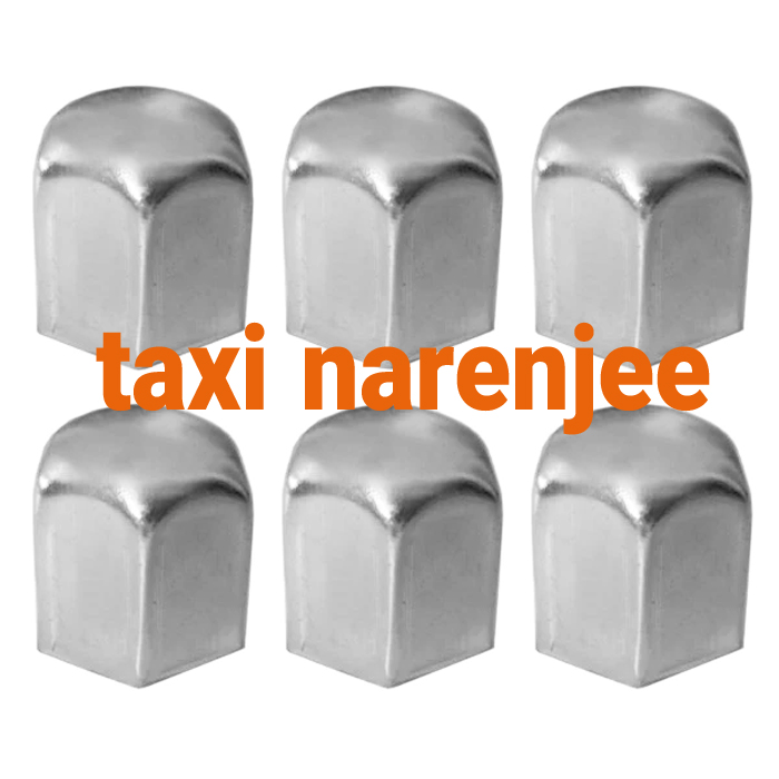 روکش مهره چرخ نیسان جنس استیل (6 عددی)